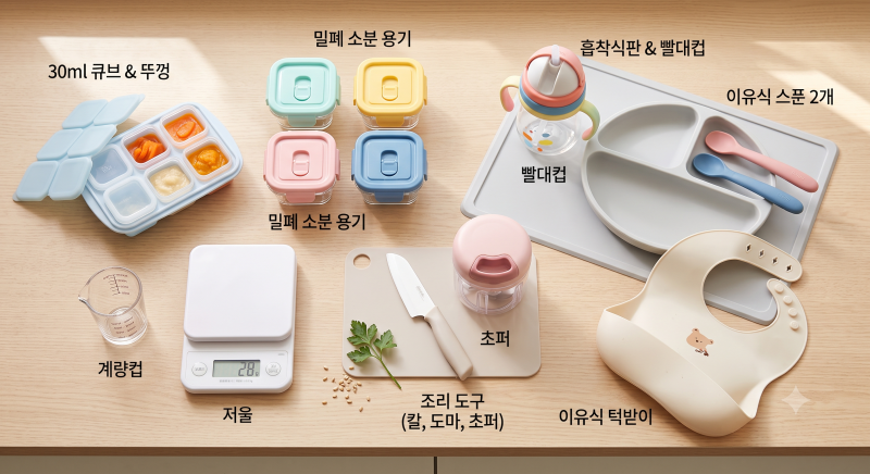 이유식 준비물 리스트, 밥솥이유식 죽이유식 토핑이유식 두유제조기 이유식 비교