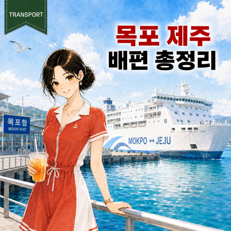 목포 제주 배편 총정리｜시간표·요금·차량선적·터미널