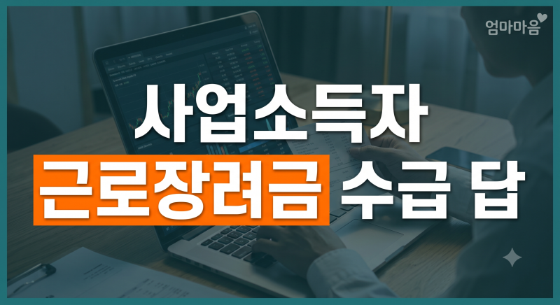 사업소득자 근로장려금 신청 5월 종합소득세 신고 연계·지급일·조정률 계산 방법 총정리