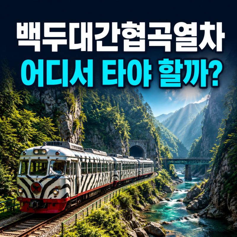 백두대간협곡열차 예매 전 체크｜분천·철암 코스와 좌석 선택