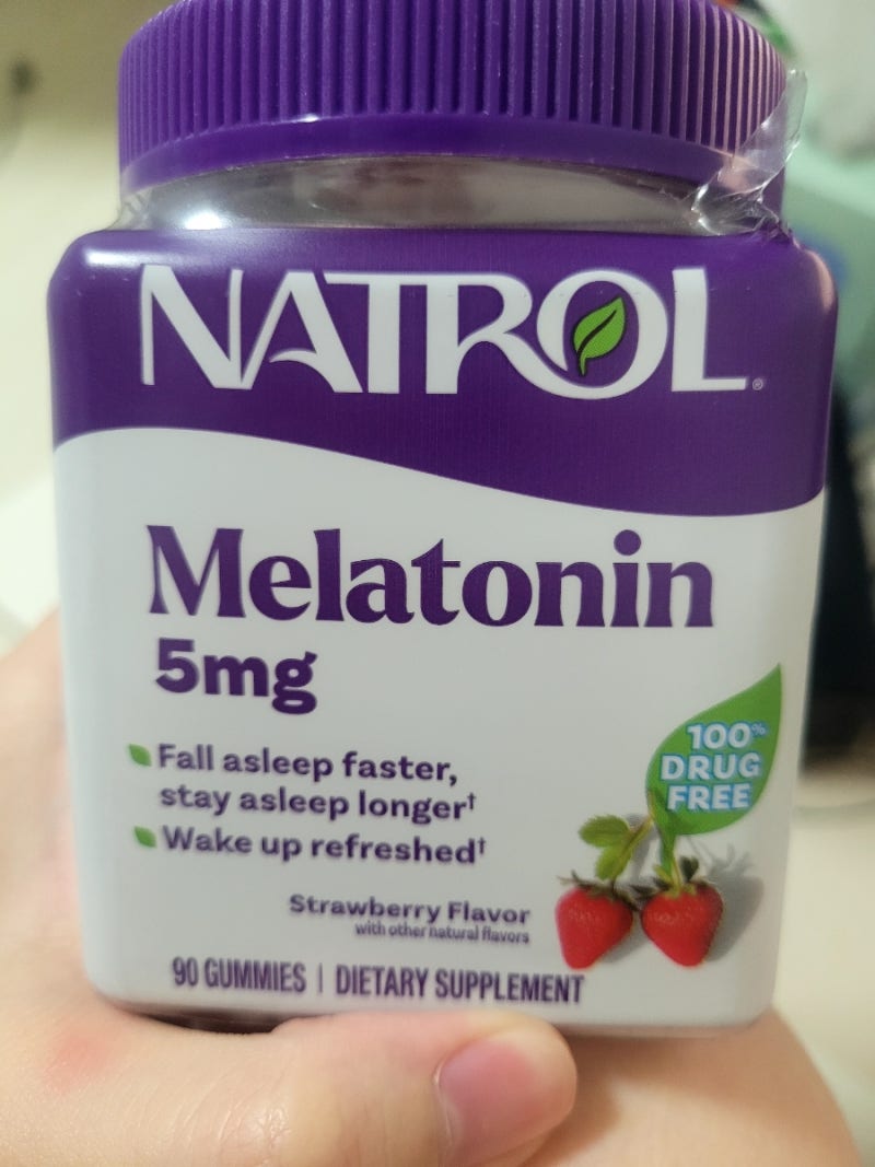 뉴욕 시차적응 위한 natrol 나트롤 멜라토닌 5mg 구미 추천