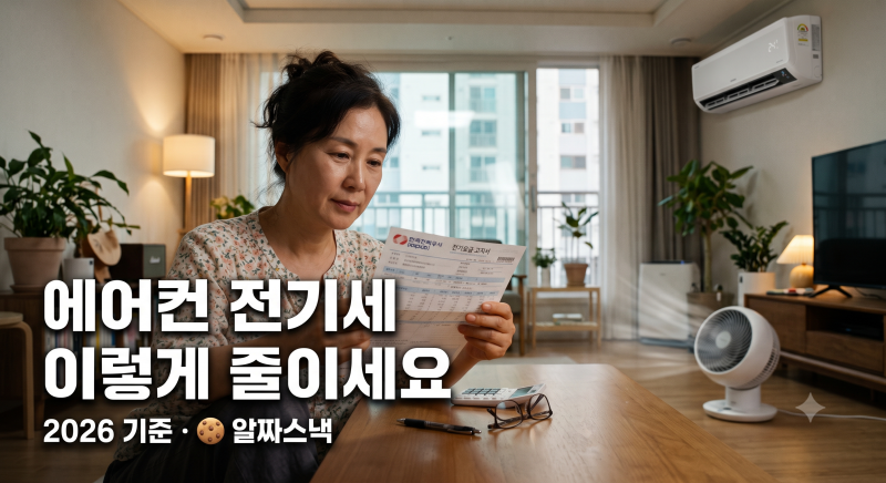 에어컨 전기세 줄이는 법 7가지｜서큘레이터 같이 틀면 정말 절약될까?