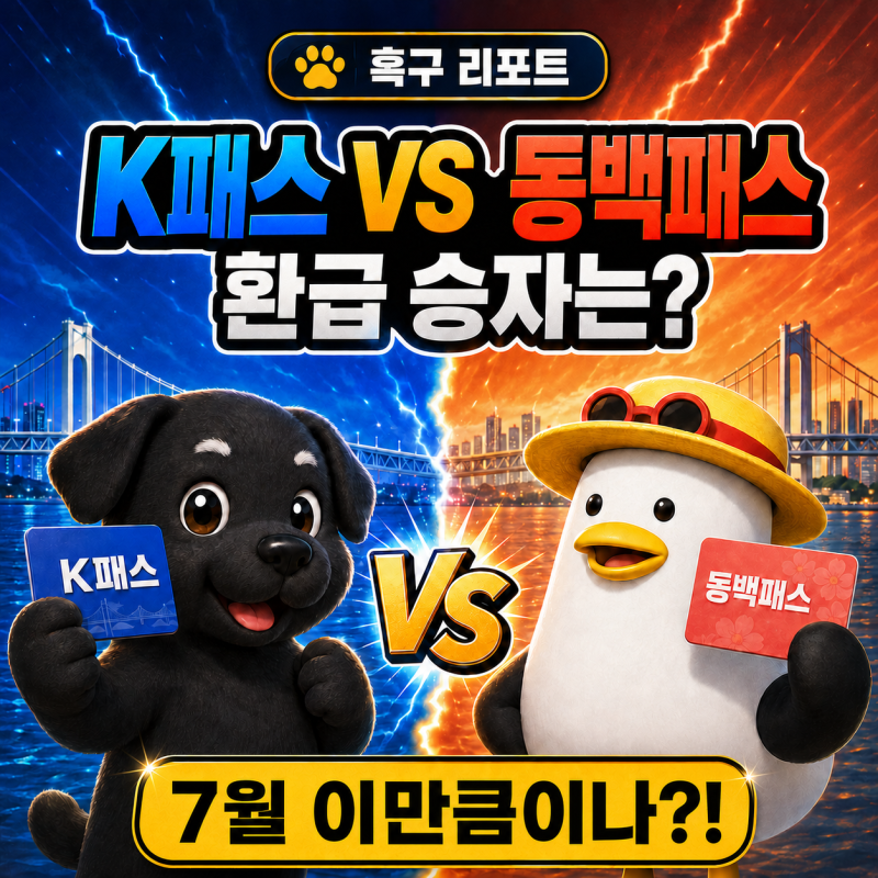 K패스 모두의카드 발급? 동백전 그대로 썼더니 이만큼이나?!