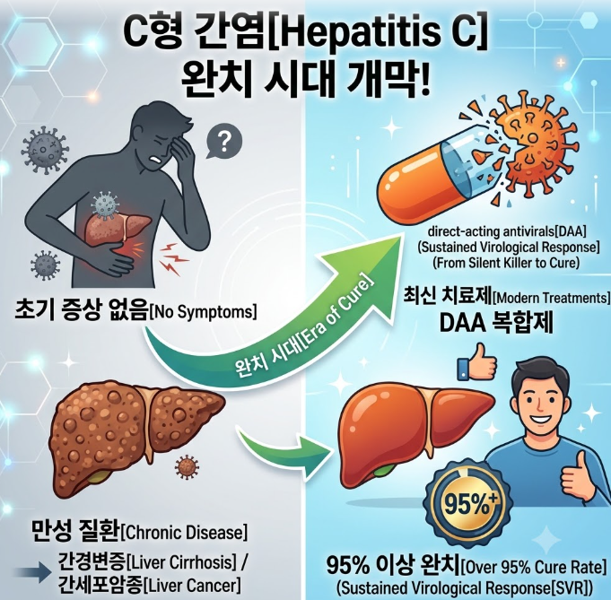 침묵의 살인자, C형 간염[Hepatitis C] 완치 시대의 개막과 예방법