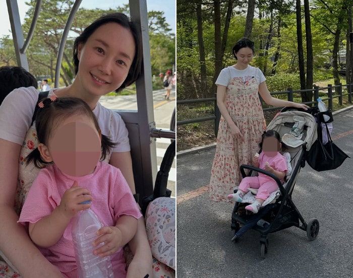이유영 둘째 만삭 근황, 첫째 딸과 다정샷에 마음이 녹더라고요