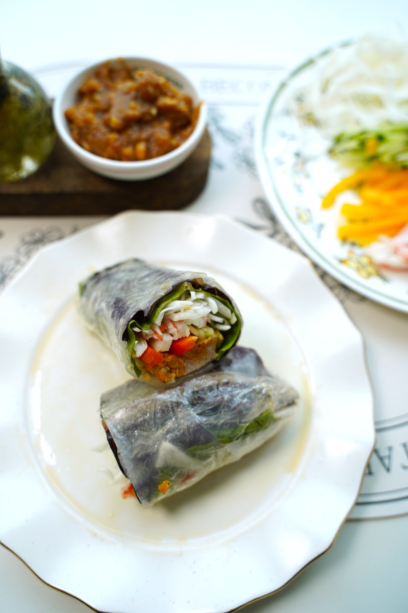 월남쌈 땅콩소스 만들기, 닭가슴살 월남쌈 더 맛있게 즐기는 팁