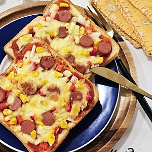 에어프라이어 피자빵 만들기 식빵 피자 레시피