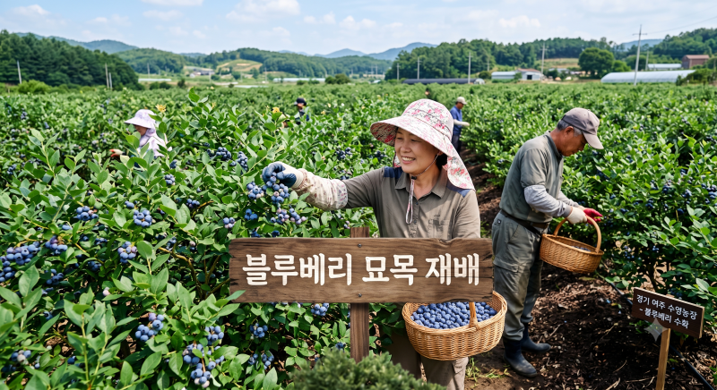 은퇴 후 2도 5촌 귀농 성공법! 블루베리묘목 재배 노하우와 초기 투자비 절감 전략
