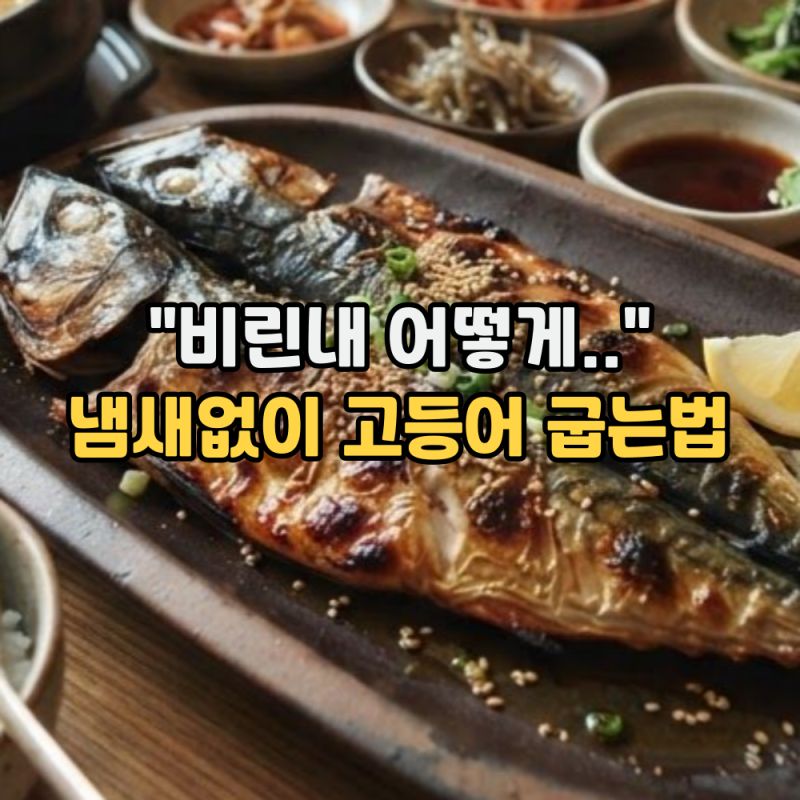 냄새없이 고등어 굽는법, 손질법과 보관 방법 "생선 비린내 안 나게.."