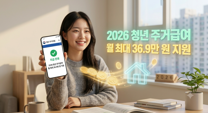 자취하는 청년 필수 체크! 부모와 따로 살면 월 최대 36.9만 원 지원 026년 청년 주거급여 신청 ....