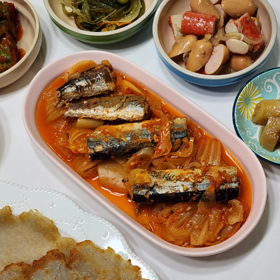 꽁치통조림찌개 꽁치 김치찌개 레시피