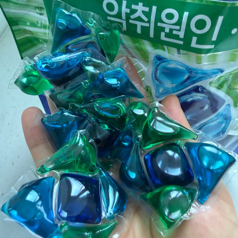 실내건조 캡슐세제 모락셀라 리큐세제 가성비 좋음