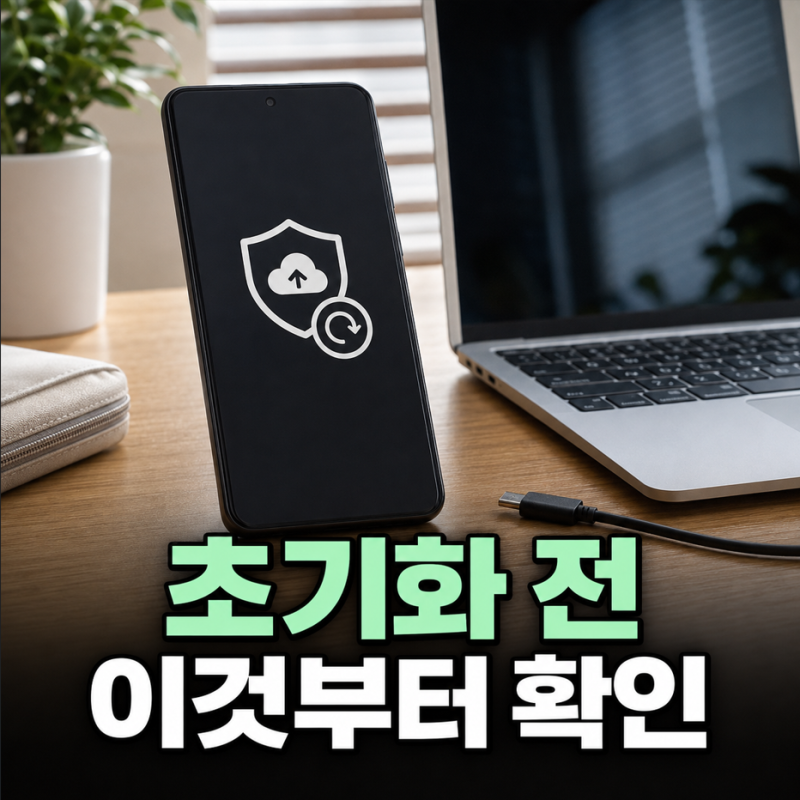 갤럭시 공장초기화 방법, 갤럭시 백업과 구글 계정 삭제부터 해야 하는 이유