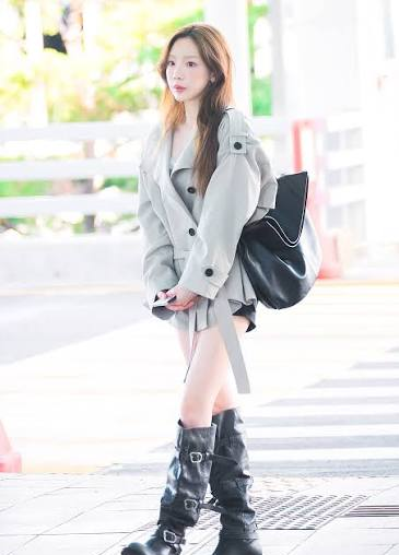 태연 공항패션 로우클래식 숏 트렌치코트, 따라 사기 전에 체형부터 확인해야 하는 이유