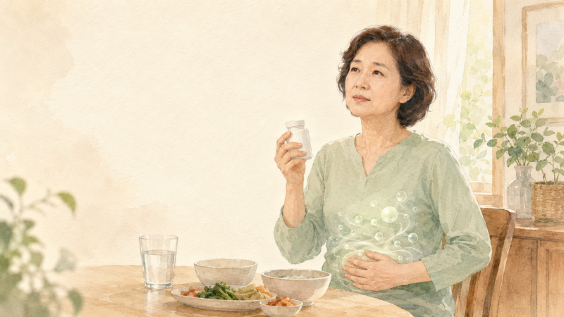 중년 장건강7편. 유산균을 먹어도 배가 불편한 7가지 이유