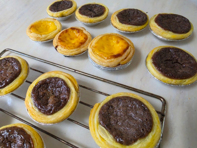 [Home Baking] 에그타르트 만들기 2탄 | 미니 타르트 시트로 초코 에그타르트 변형까지!