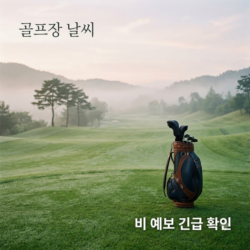 "비 예보 80% 실화?" 원주오로라cc날씨 확인하고 라운딩 날짜 바꾼 이유..