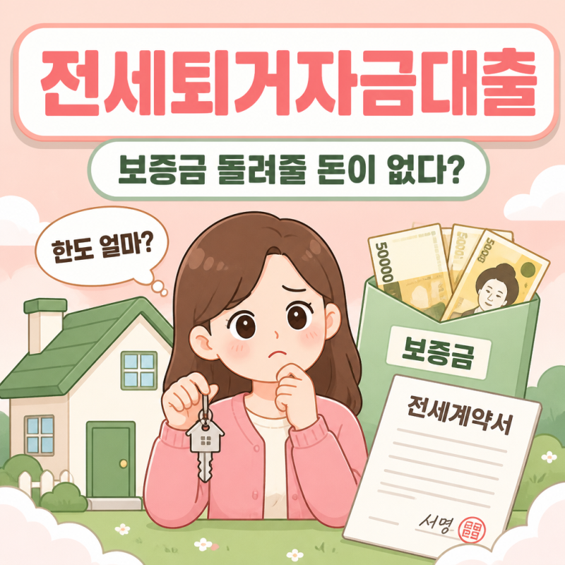 "보증금 돌려줄 돈이 없다?"…전세퇴거자금대출, 이젠 1억뿐?