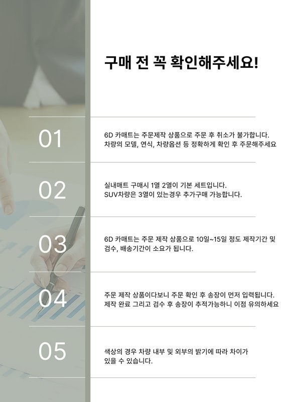 팁스타 카매트 6D 풀커버, 설치부터 관리까지 완벽 가이드