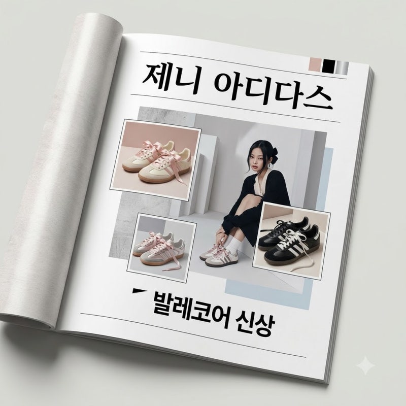 제니 아디다스 콜라보 발레코어 운동화 출시일과 사이즈 팁 총정리
