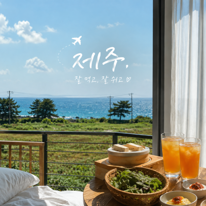 제주도 4박5일 경비 1인 50만원?? 비행기 숙박 식비까지 다 포함한 현실 후기!