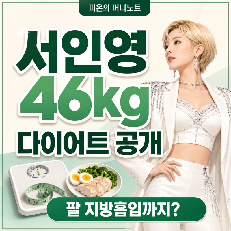서인영 다이어트 전격 공개, 46kg 실화? 팔 지방흡입까지?
