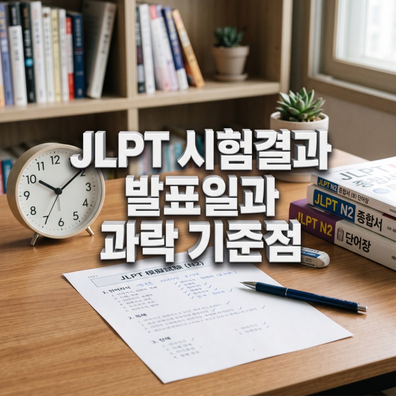 JLPT 시험결과 발표일 일정과 과목별 기준점은