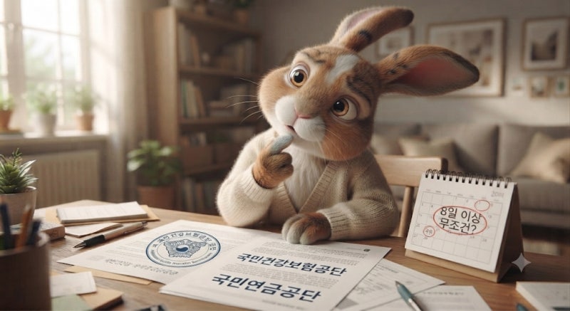 일용직 근로자 건강보험 가입 기준 ; 월 8일 이상?