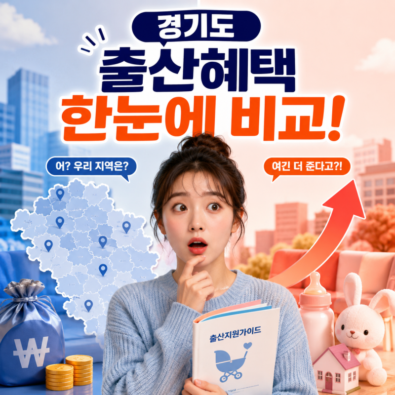 경기도 출산지원금 지역별 표, 첫째부터 얼마나 다를까