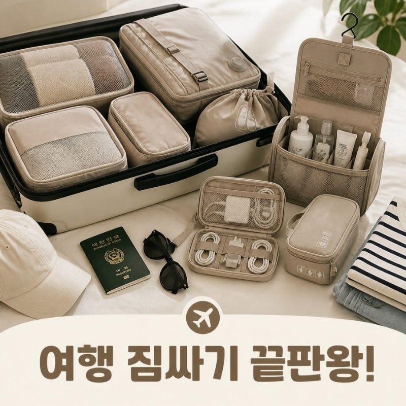 여행용 파우치 추천｜짐싸기 편해지는 파우치 종류별 정리