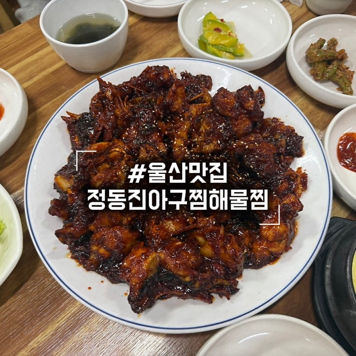 [울산 남구/정동진아구찜해물찜] 울산 옥동 울산대공원 근처 맛집｜아구불고기·대구불고기 ....