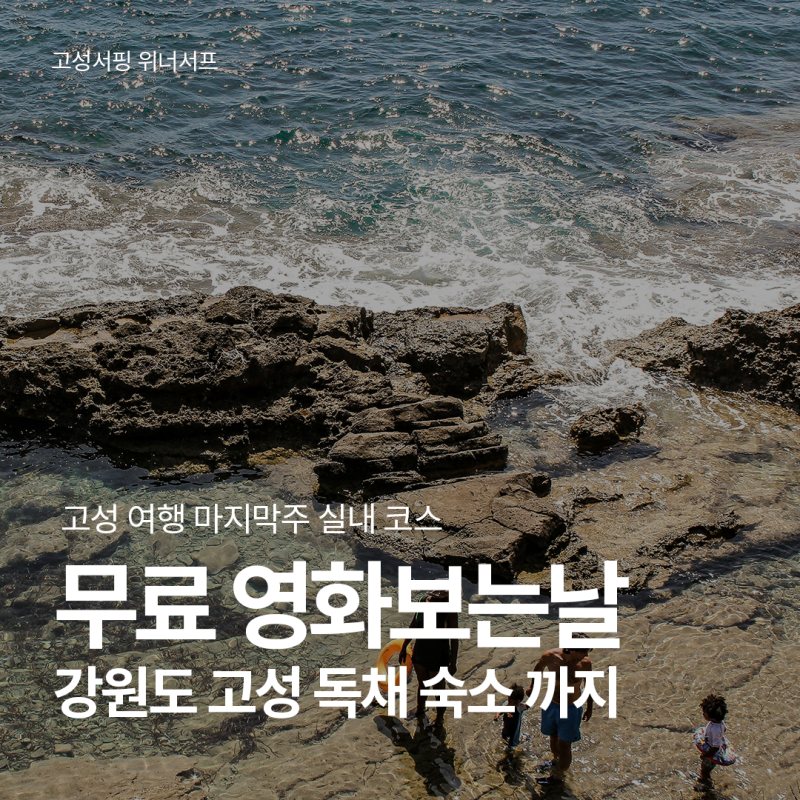 강원도 고성 가볼만한곳 고성 달홀영화관 무료 상영, 비오는날 여행 코스
