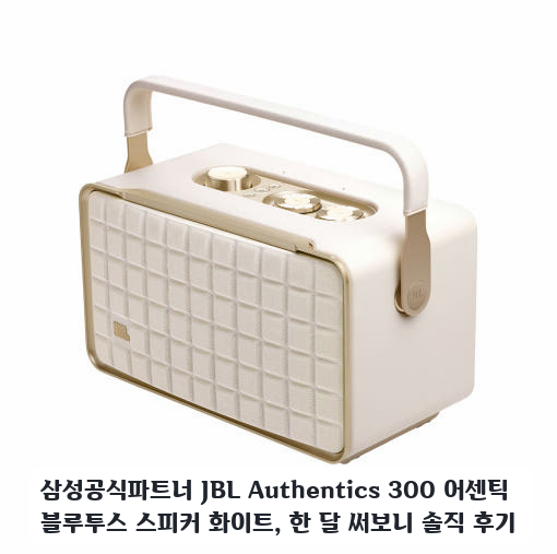 캠핑 가서 써본 JBL Authentics 300 스피커 화이트 한 번의 경험