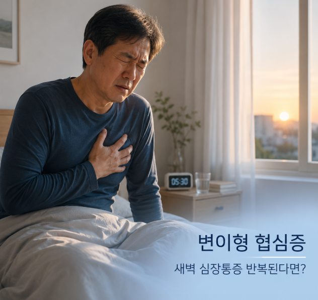 변이형 협심증, 심장통증이 새벽에 반복된다면?