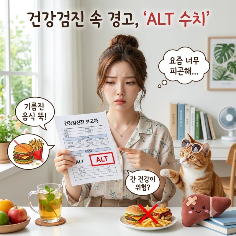 alt수치 건강검진표에서 절대 무시하면 안 되는 간 건강 지표