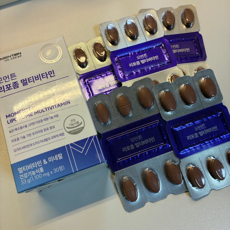 모먼튼 리포좀멀티비타민, 흡수율까지 생각한 종합비타민 추천