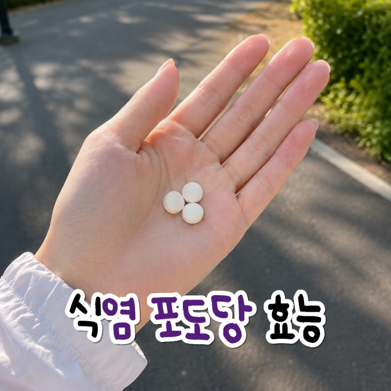식염 포도당 효능 먹는 방법 총정리