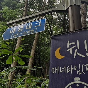 축령산자연휴양림@남양주 - 백패킹을 숏타임으로 느끼는 방법