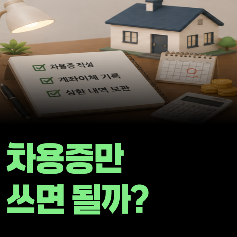 집 살 때 부모님에게 돈 빌렸다면 차용증·이자·상환내역 어떻게 준비할까?