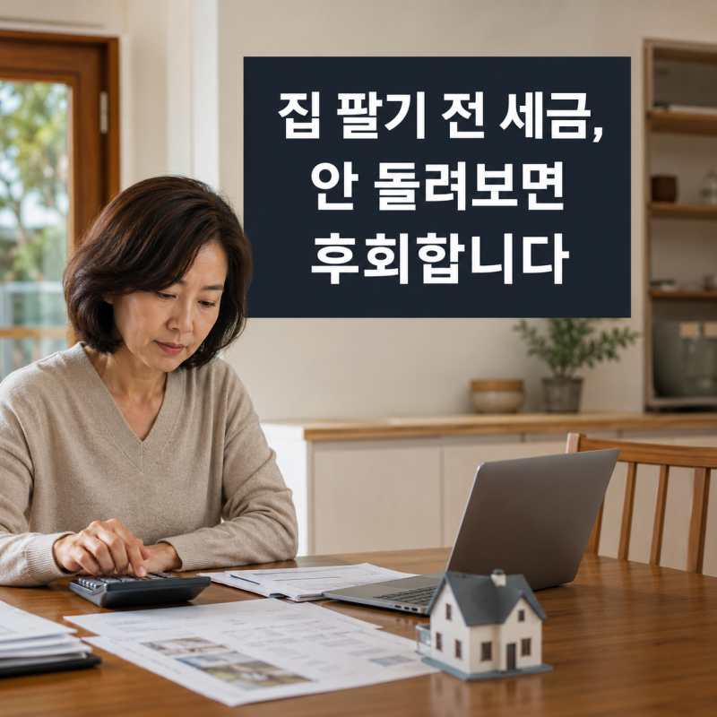 양도소득세 모의계산 모르고 집 팔면 놓치는 한 가지