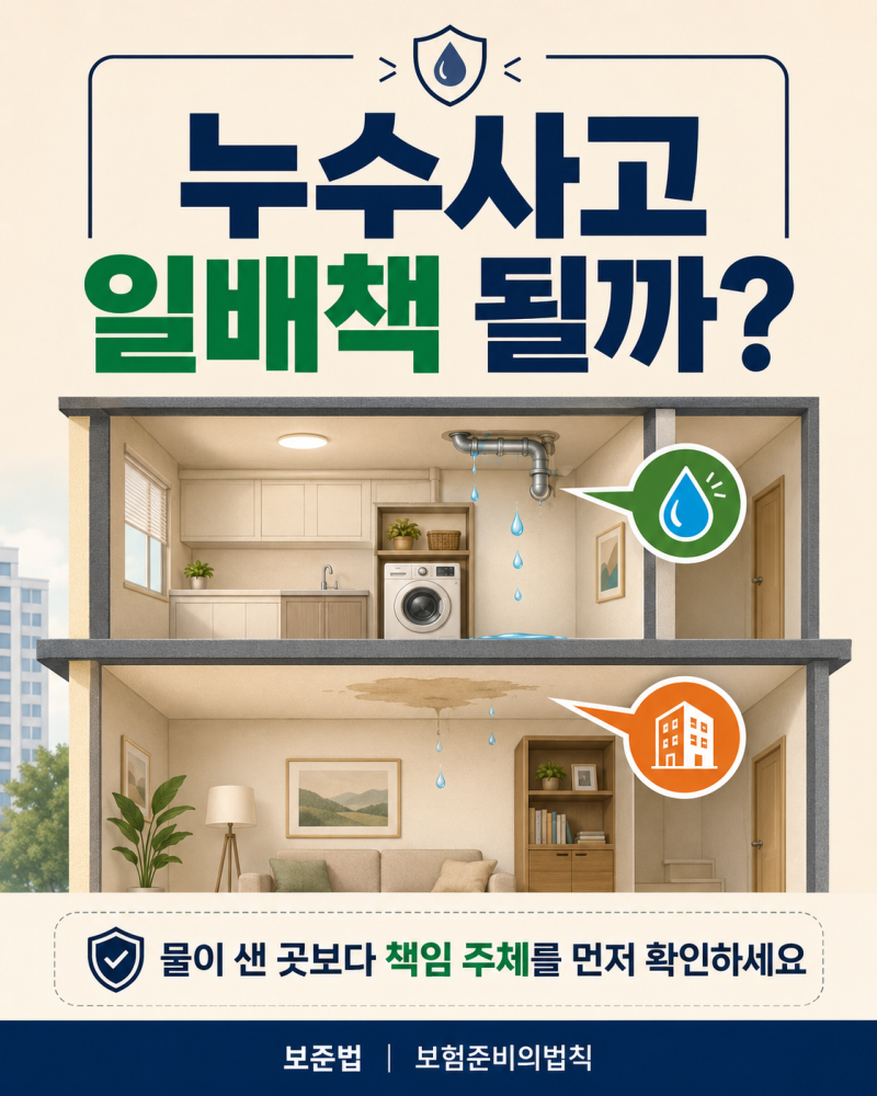 아랫집 누수 보상될까
