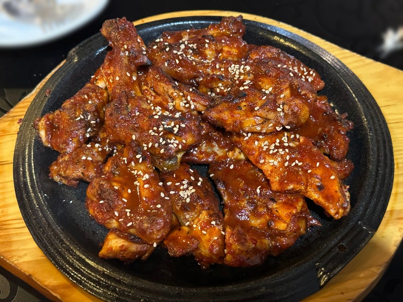 [종로맛집] 종로5가 술집 숯불 바베큐 노포 맛집 부자숯불치킨 내돈내산 후기