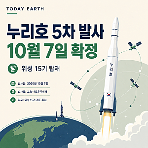 누리호 5차 발사 10월 7일 확정｜발사시간·위성 15기·군집위성 임무 총정리