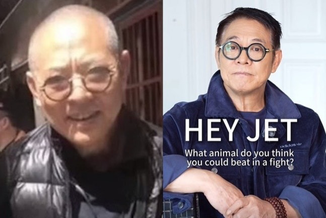 이연걸 63세 근황, 흑발 뿔테안경 변신 사망설 1년 만에 전한 밝은 모습