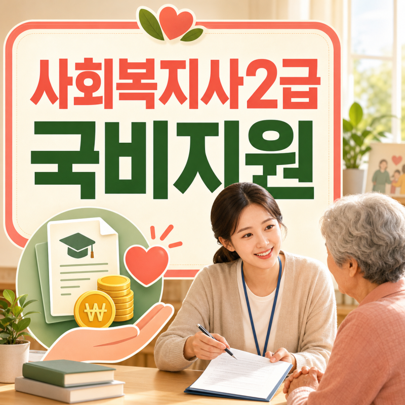 사회복지사2급 국비지원이 가능한가요?