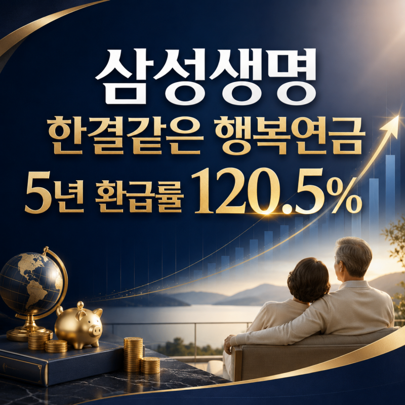 정기예금 만기 1억원 5년 환급률 120.5%
