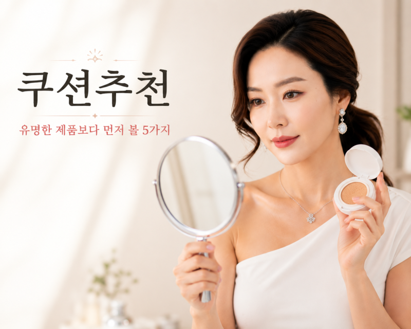 쿠션추천, 건성.지성보다 먼저 봐야 할 피부표현 선택 기준 5가지