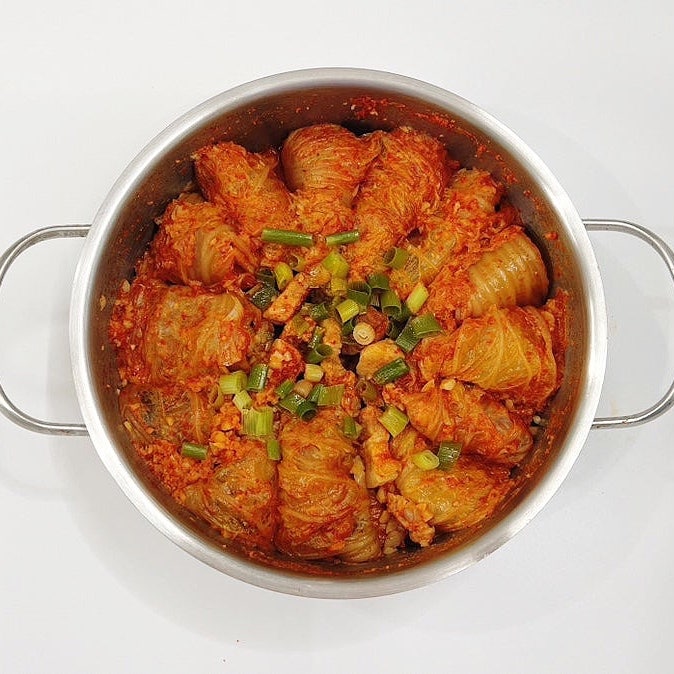돼지고기 김치찜 맛있게 만드는 법 삼겹살 김치말이찜 레시피