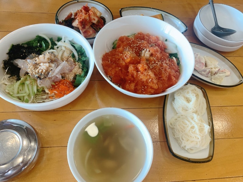 강릉 사천포구횟집          - 애견동반 맛집