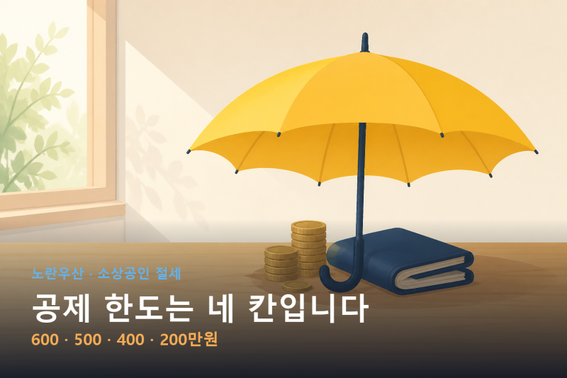 노란우산공제 1800만원, 내 공제는 200